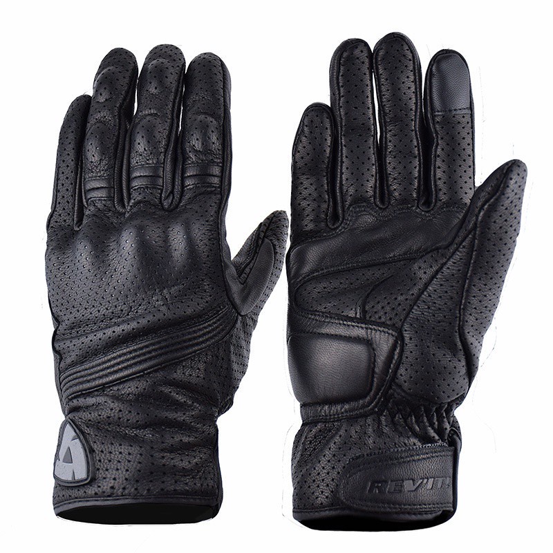 Luvas De Couro REVIT Para Motocicletas REG-80 Motocross Proteção Profissional De Corrida Tela Sensível Ao Toque