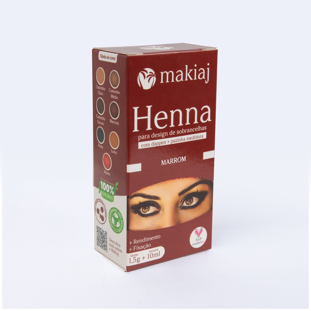HENNA PARA SOBRANCELHAS MAKIAJ