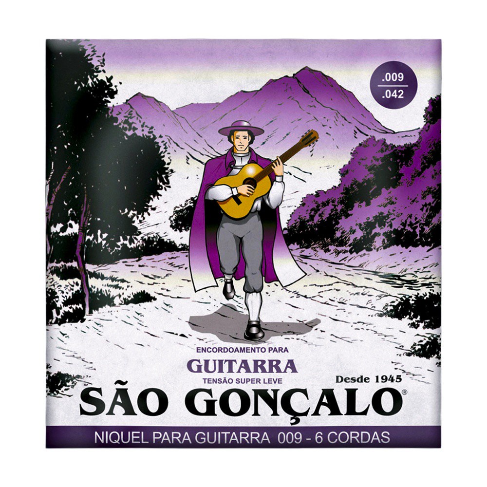 Encordoamento 0.9 009 Super Leve para Guitarra - São Gonçalo