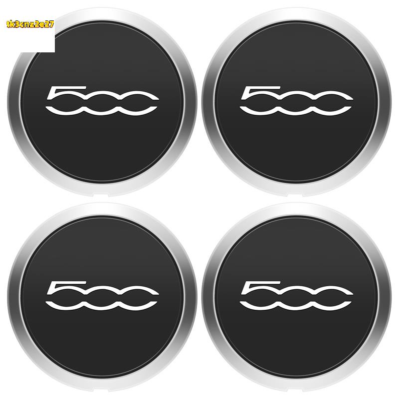 Calota 4Pçs 133mm para Conjunto de tampas cubo centro Fiat 500 rodas 68078419Ac 68078421Capa de poeira AC 51884863