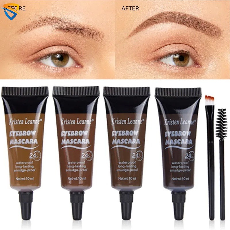 4 Cores Tintura De Sobrancelhas Durável Creme Líquido Duradouro À Prova D'água Beautify Eyebrow Tint Produtos De Maquiagem Feminina