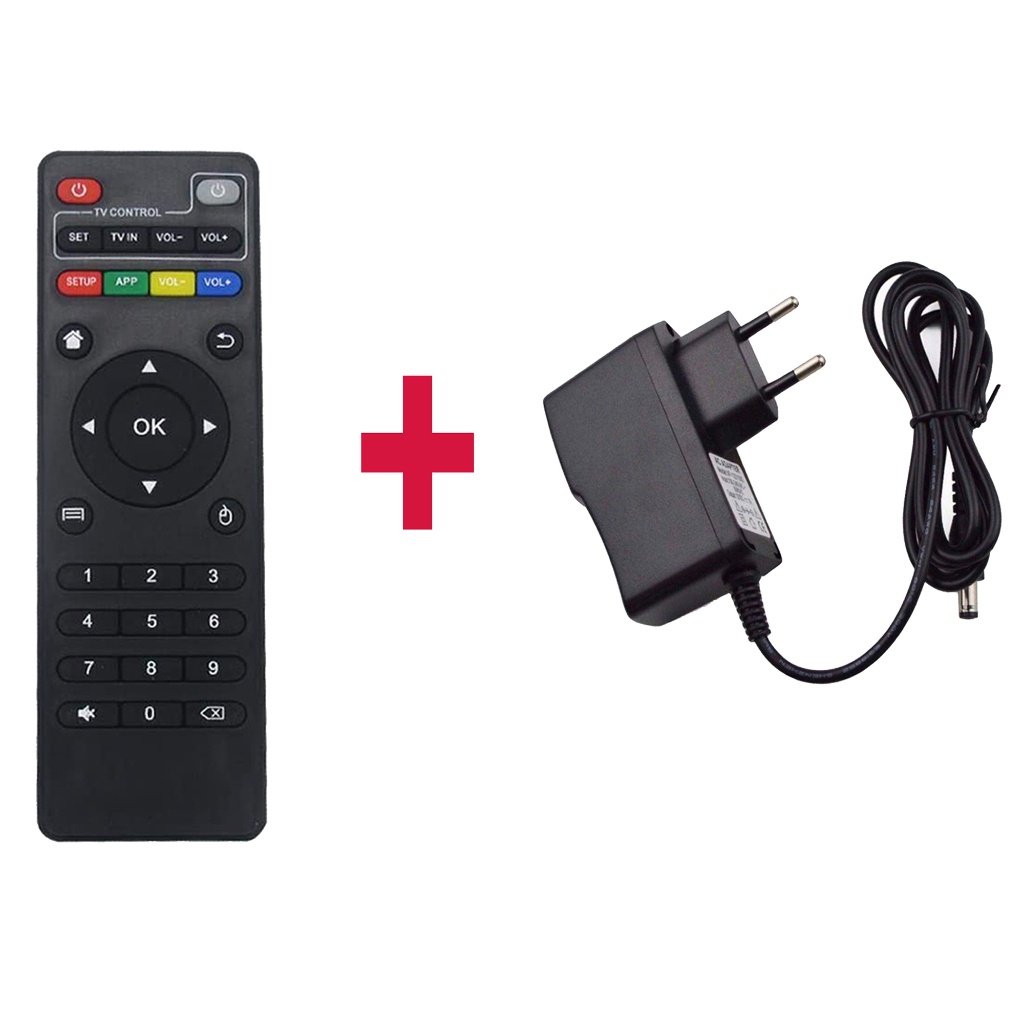 Fonte de Alimentação + Controle Compatível Tv 4k Controle Remoto Smart Fonte Universal