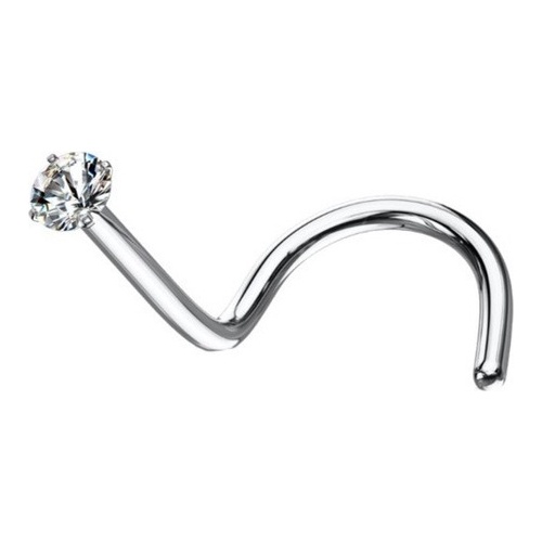 Piercing Nariz Nostril  Zircônia  Aço Cirúrgico Antialérgico
