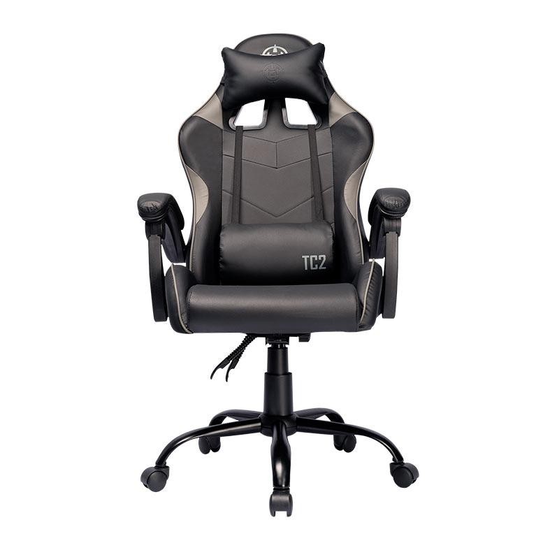 Cadeira Gamer TGT Heron TC2 , Fácil Limpeza, Reclinável 120 kg, Preto, TGT-HRTC-BL03