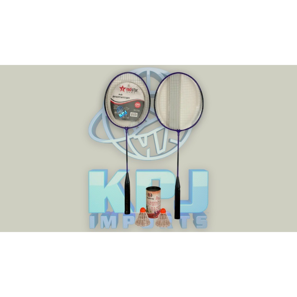 Kit Badminton 2 Raquetes + Petecas + Bolsa Com Zíper- envio imediato