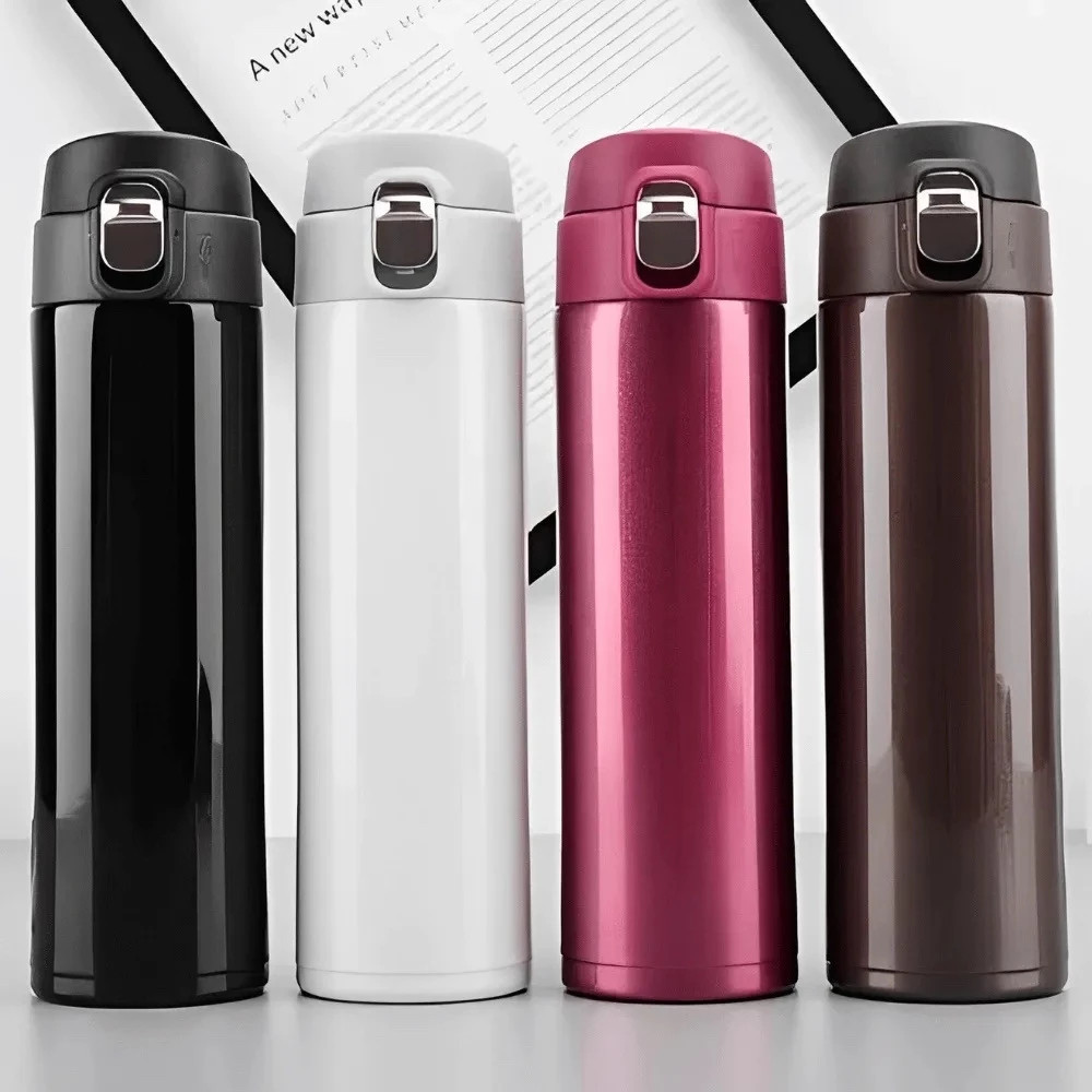 Garrafa Térmica 500ml Aço Inox Água Gelada 24 Horas