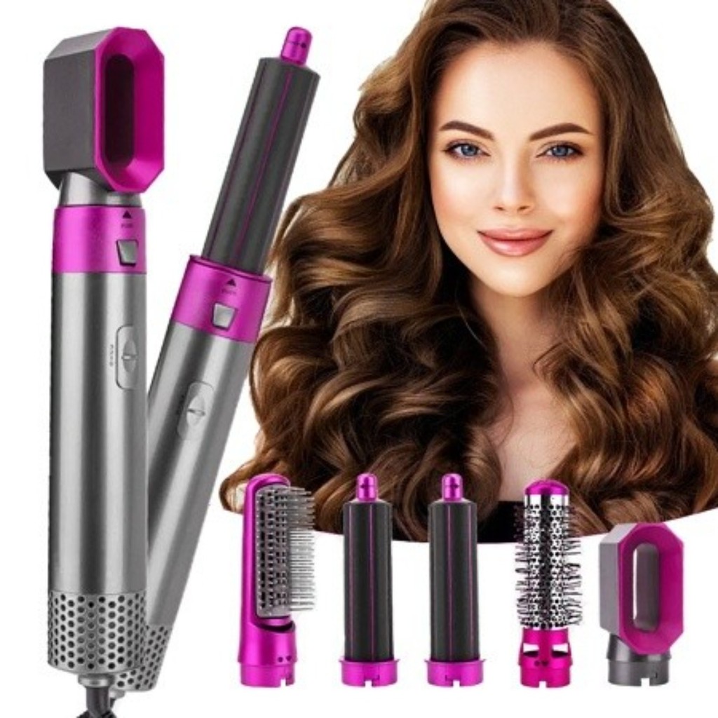 Kit Modelador de Cabelo 5 em 1 com Secador MODC