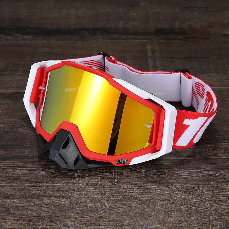 100% 336 óculos de motocross UV400 masculino óculo de capacete esportivo oculos trilha de moto para MTB enduro corrida