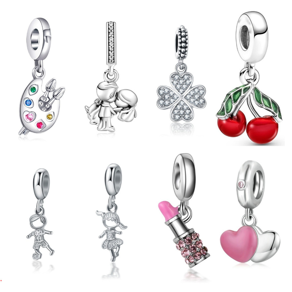 Berloques de Prata 925 Charms Balões Aviões Café Charme Clássicos Acessórios
