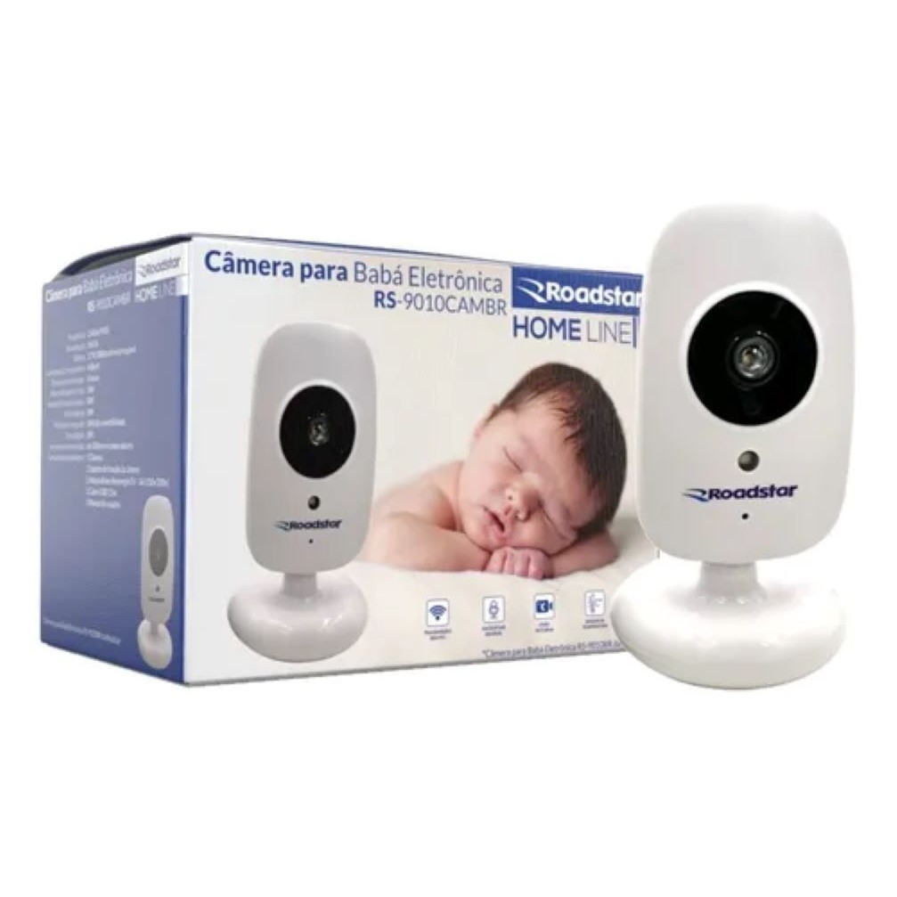 Câmera Para Babá Eletrônica Rs-9010cambr Com Visão Noturna