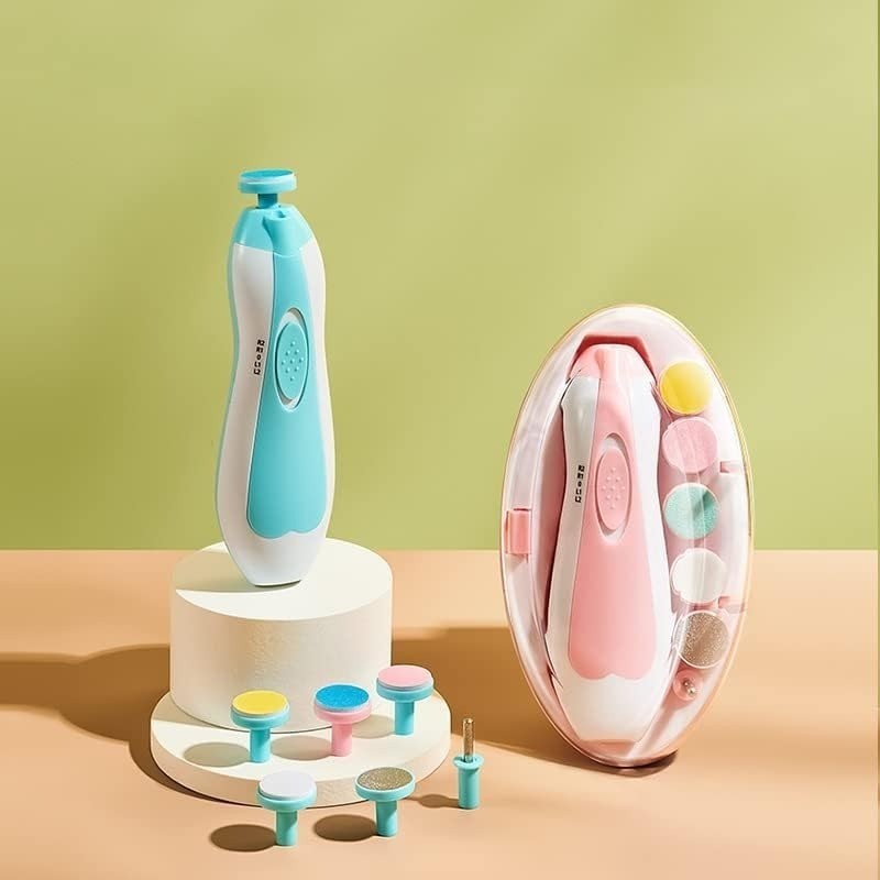 Lixa de Unha para Bebê Elétrico Aparador Cortador Para Bebê Infantil Com Estojo novo nova