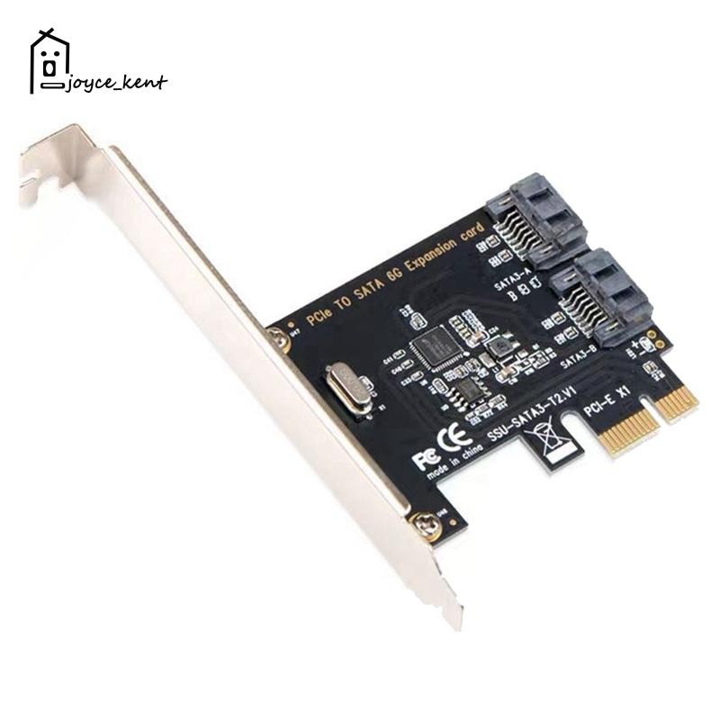 Placa PCIE Para SATA PCI Express SATA3.0 Conversor 2 Portas III 6G Adaptador De Controladora De Expansão