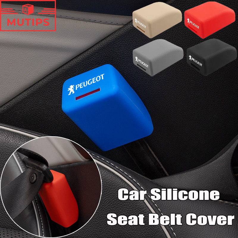 Peugeot Carro Silicone Cinto De Segurança Capa Auto Anti-Risco Protetor Para 206 208 207 307 308 2008 3008 508 408 5008 