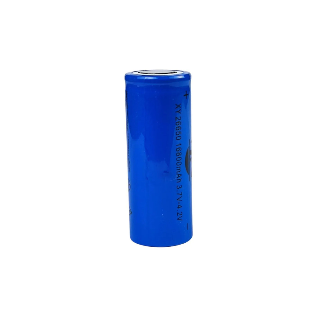 Kit com 2 Baterias Recarregáveis 26650 16800mAh 3.7V – Compatível com Lanternas T9, T12, P90