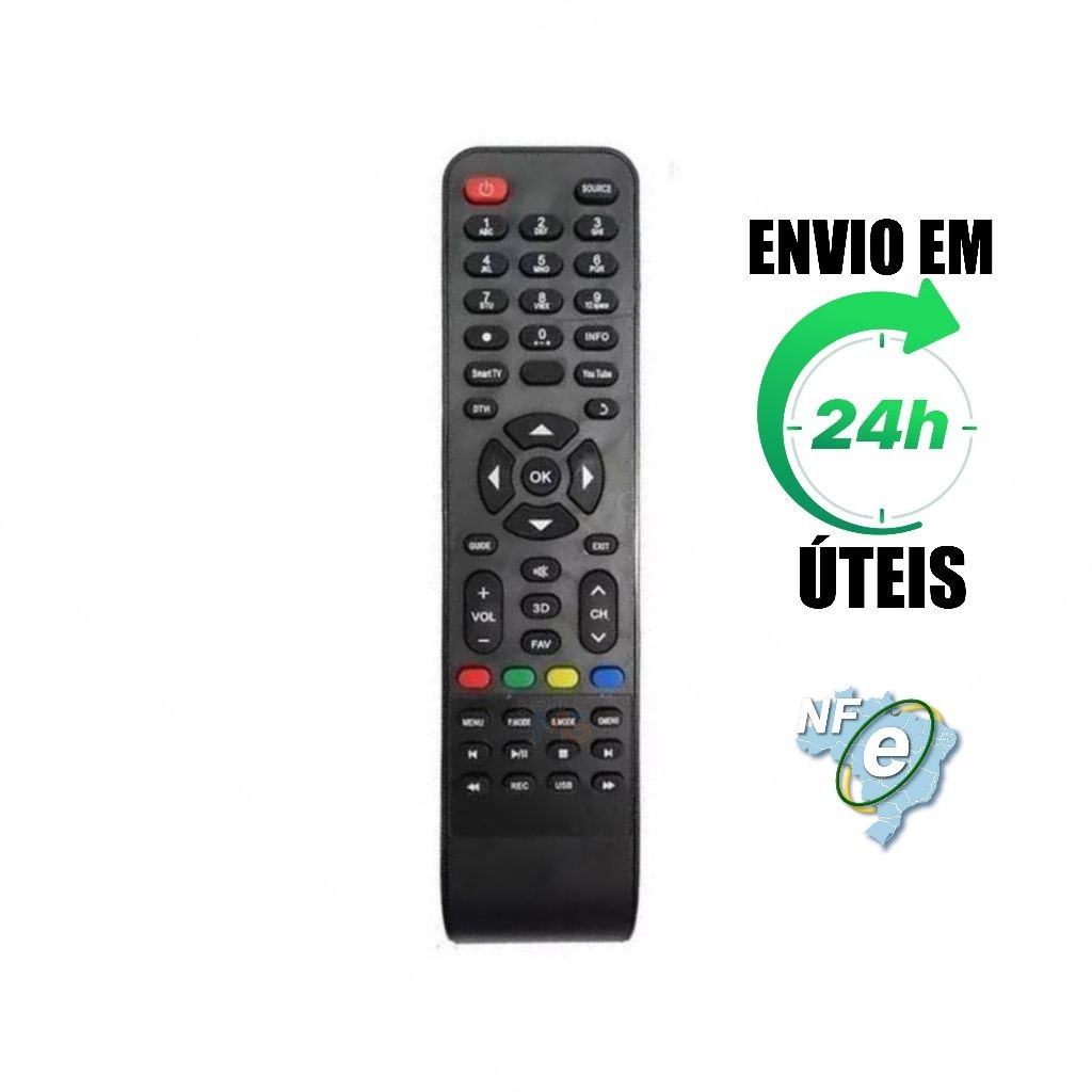Controle Compatível Tv Philco Led Smart Todos Modelos