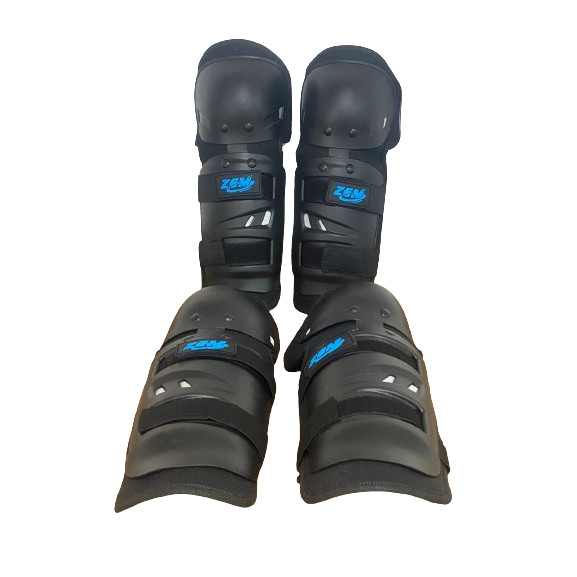 Kit Joelheiras Cotoveleiras proteção Equipamentos de Proteção Moto 4 Pçs Confortável ZE-0907
