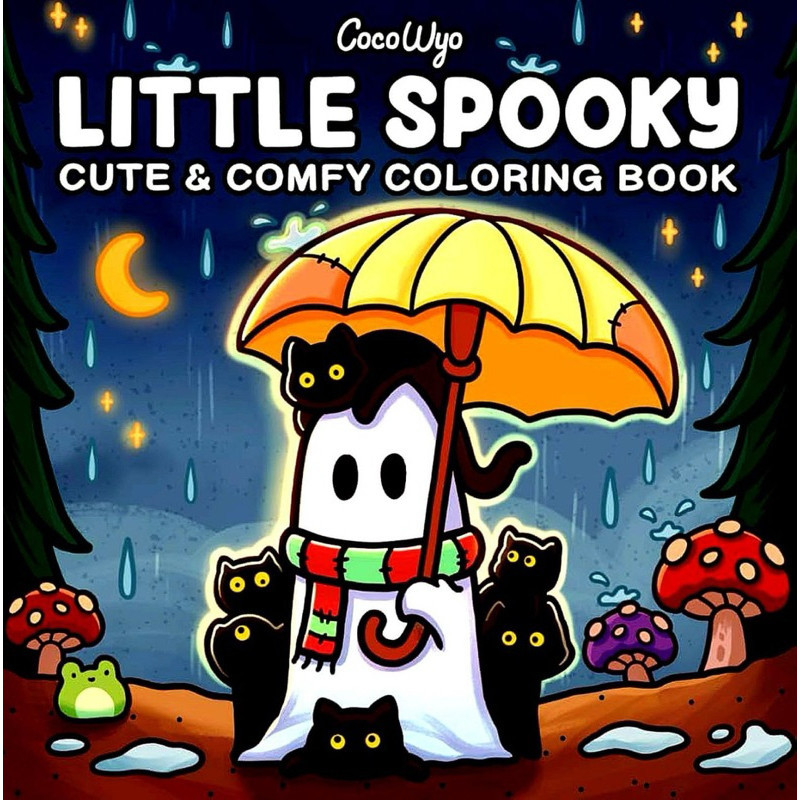 Lit-tle Spo-oky -livro colorir Livros  para Colorir pintura  48 Folhas  casa bom