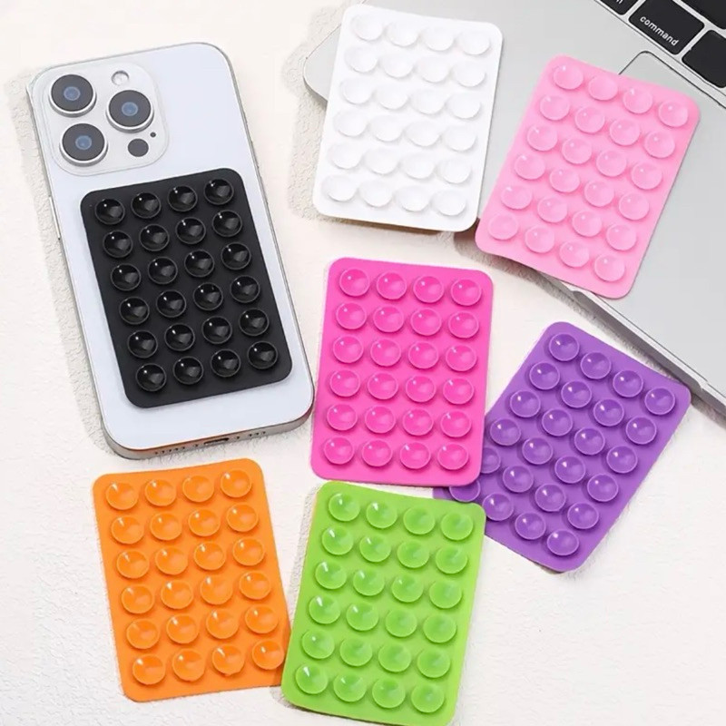 Ventosa Celular Suporte Silicone Premium de Capinha para Superfícies Lisas Kits com 1 até 5 unidades