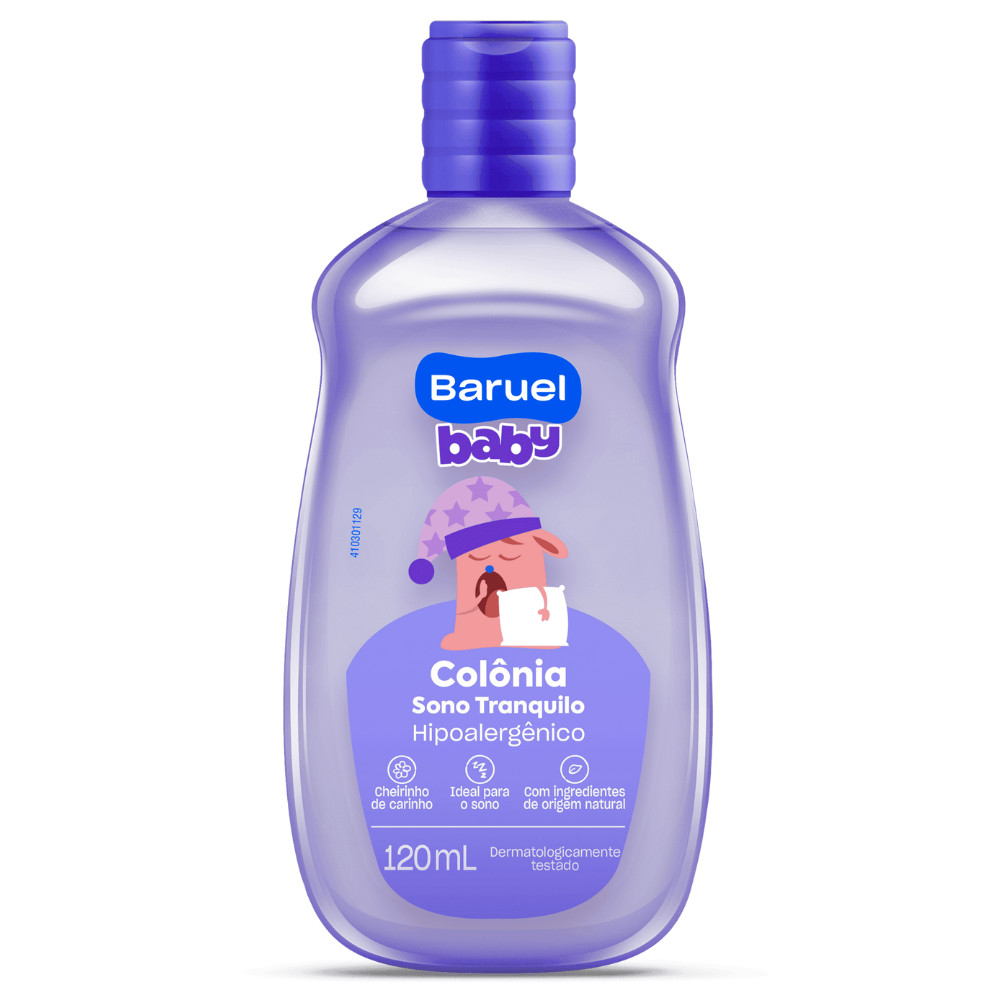 Colônia Infantil Baruel Baby Sono Tranquilo 120ml - Baruel Baby