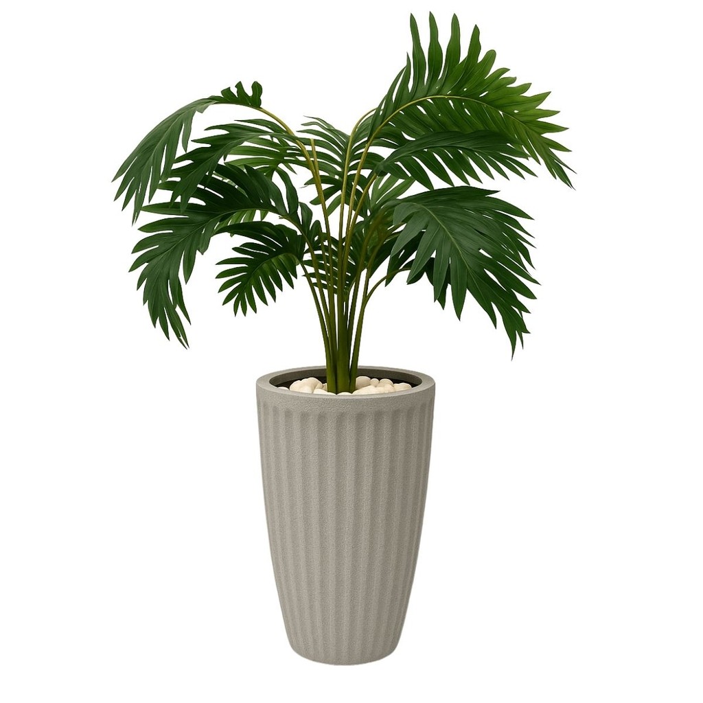 Planta Artificial Palmeira Com Vaso Polietileno