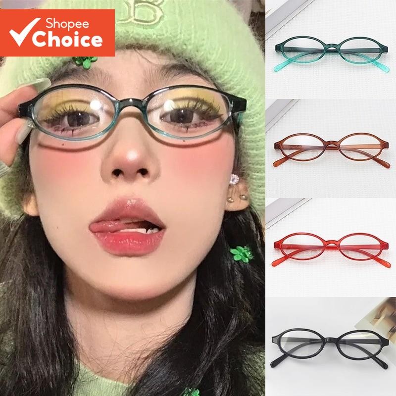 Óculos Anti-Radiação Retrô Y2K-Lentes Gradientes De Armação Pequena Japonesa e Coreana Para Mulheres