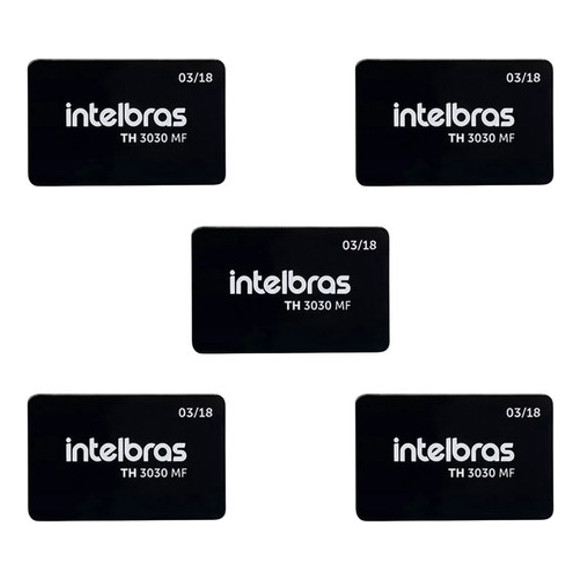 Kit 5 Adesivo Para Celular Tag Proximidade 13,56mhz Th 3030 Mf Intelbras