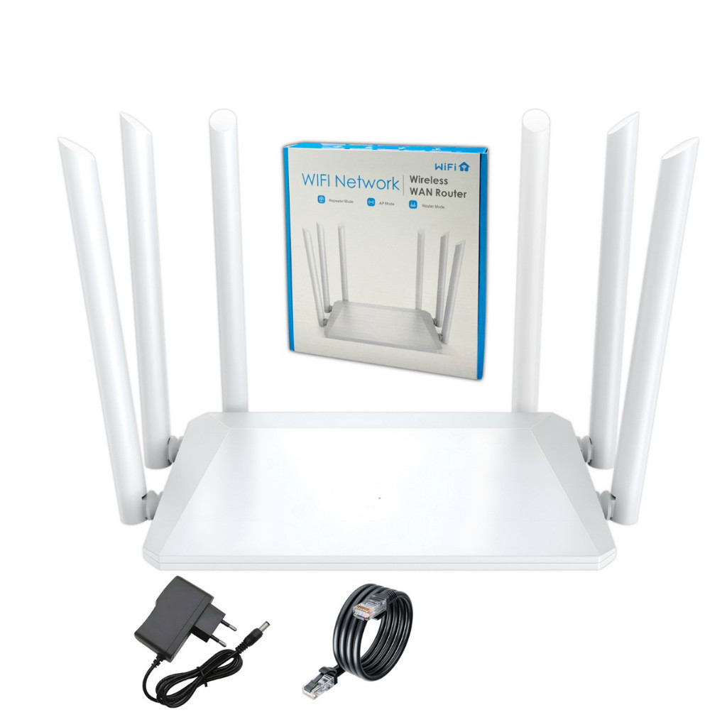 Roteador Wireless Dual Band 2.4Ghz 300Mbps com 6 Antenas KP-RW403/G  M