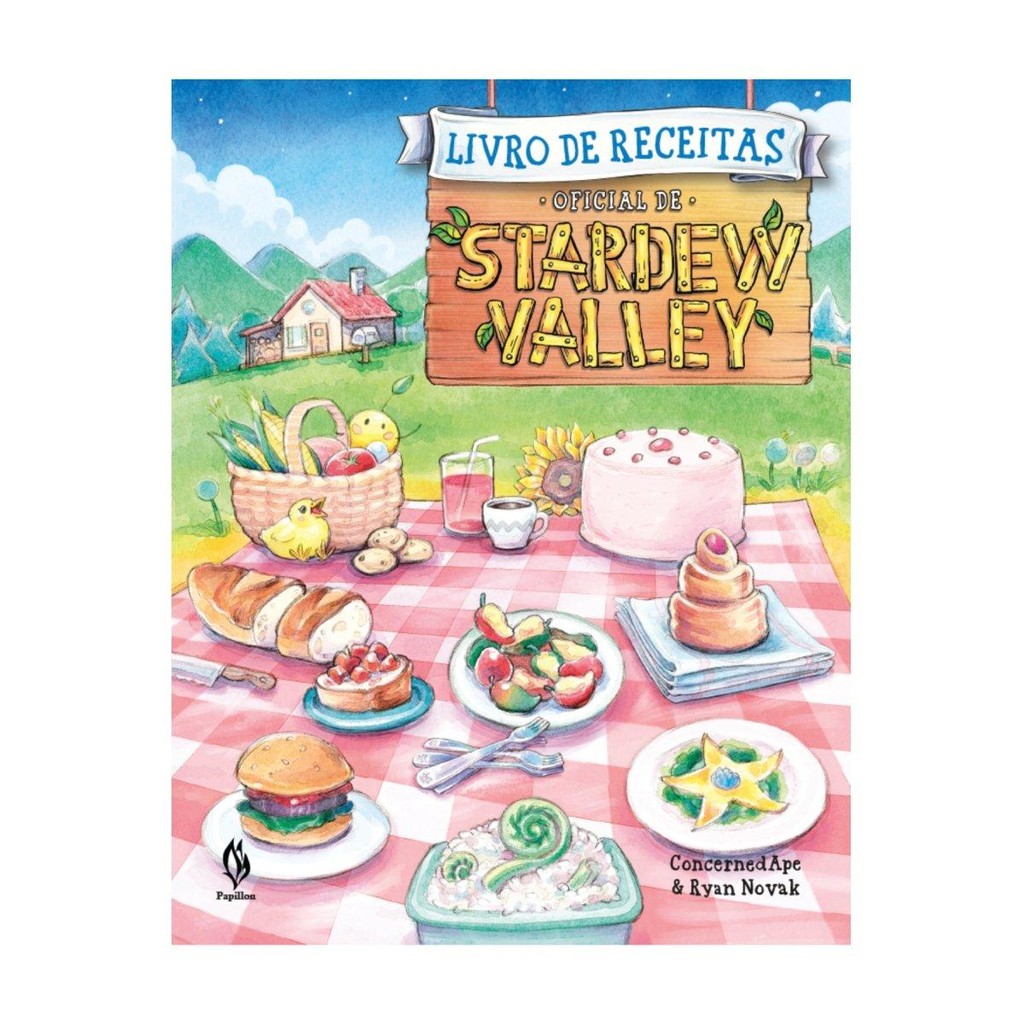 Livro de receitas oficial de Stardew Valley - Capa dura (Aco