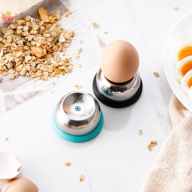 EMCH > Agulha De Ovo De Aço Inoxidável Perfurador Base De Plástico Manual Cozido Gadget De Cozinha Anti-Explosão Novo
