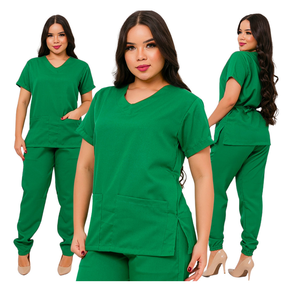 Conjunto Pijama Cirúrgico Scrub Enfermagem Hospitalar Feminino - Para Revenda