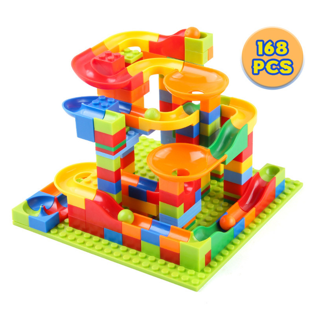 Brinquedos Educativos para 5 Anos – Blocos de Montar com Bolinhas, 168 Peças Coloridas para Criatividade e Coordenação