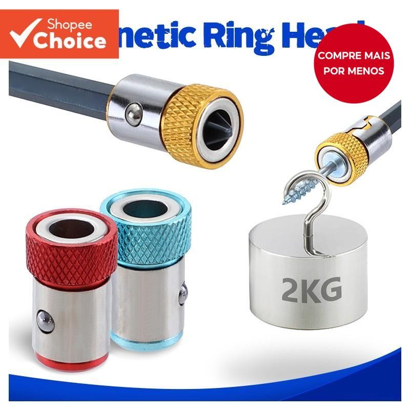 Bits De Chave De Fenda Magnética De 6.35 Mm-Liga S2 , Conjunto De Ferramentas Hexagonais Antiderrapantes , Elétricas E M