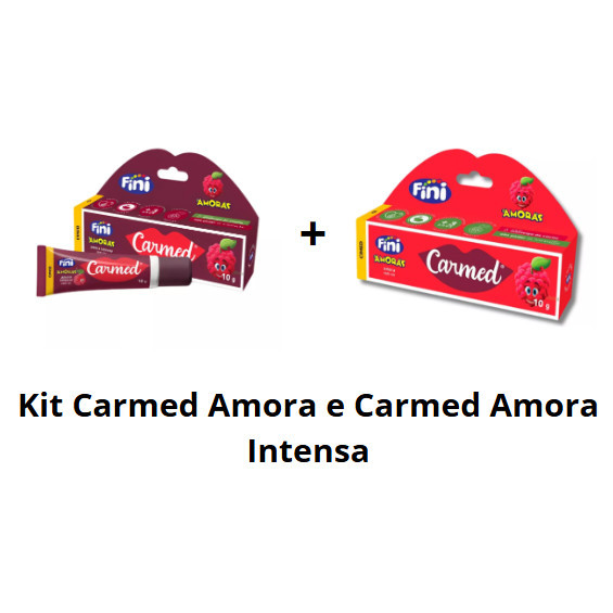 Kit 2 Unidades Carmed Fini Amoras e Fini Amoras Intensas 10g