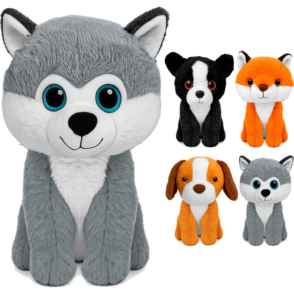 Pelúcia Baby Lindos Compacto Bichinhos Bebê Cachorrinho Fofo Macio Poliéster Decorativo - Caa Toys