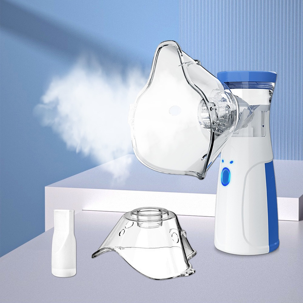 AIQUE Nebulizador Portátil Mini Inalador Silencioso Ultra-sônico Automático para Adultos e Crianças