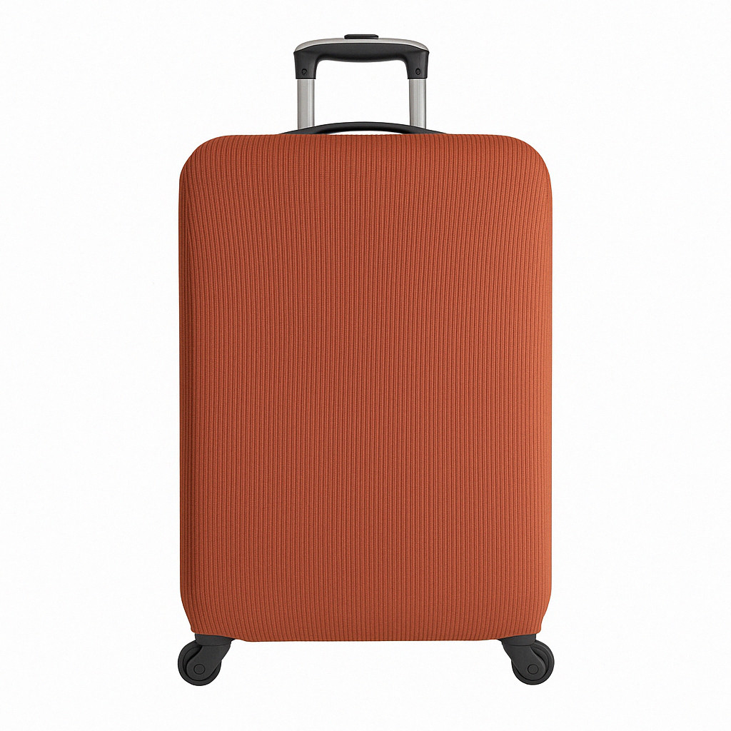 Capa para Mala Luxo Malha Canelada Resistente Protetora de Bagagem de 8 até 25Kg. P M G