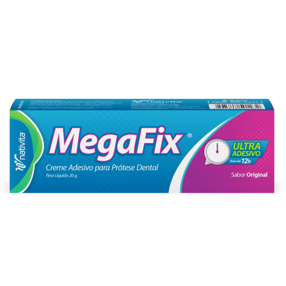 Creme Adesivo Para Dentaduras Megafix 20g