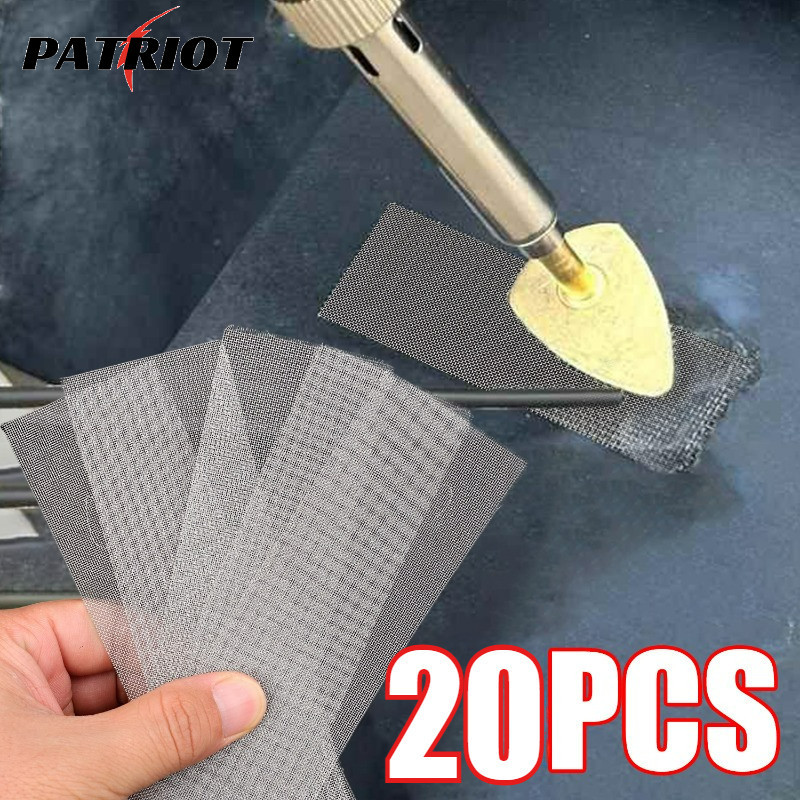 Malha De Reparo De Para-Choque De Carro De Aço Inoxidável 20x15cm , Rede De Proteção Universal Resistente De Radiador/In