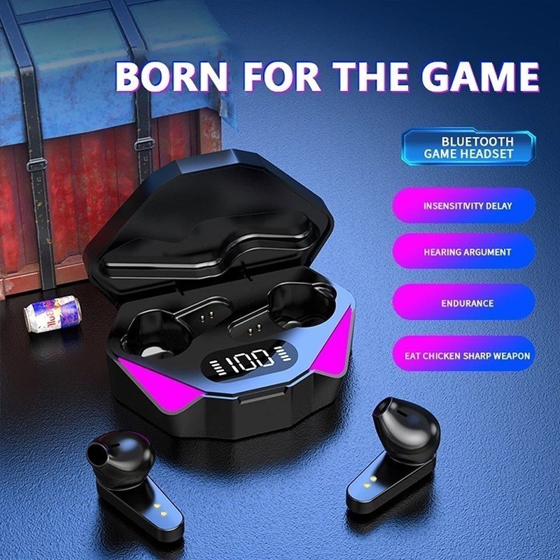 Fone De Ouvido X15 TWS Bluetooth 5.0 Sem Fio Estéreo Surround Para Jogos Com Microfone - LOJA 10