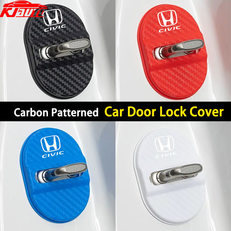 4 Unidades Honda Civic Capa Protetora Para Fechadura De Porta De Carro ABS Autoadesiva Manga Antiferrugem G8 G9 G10 G11 