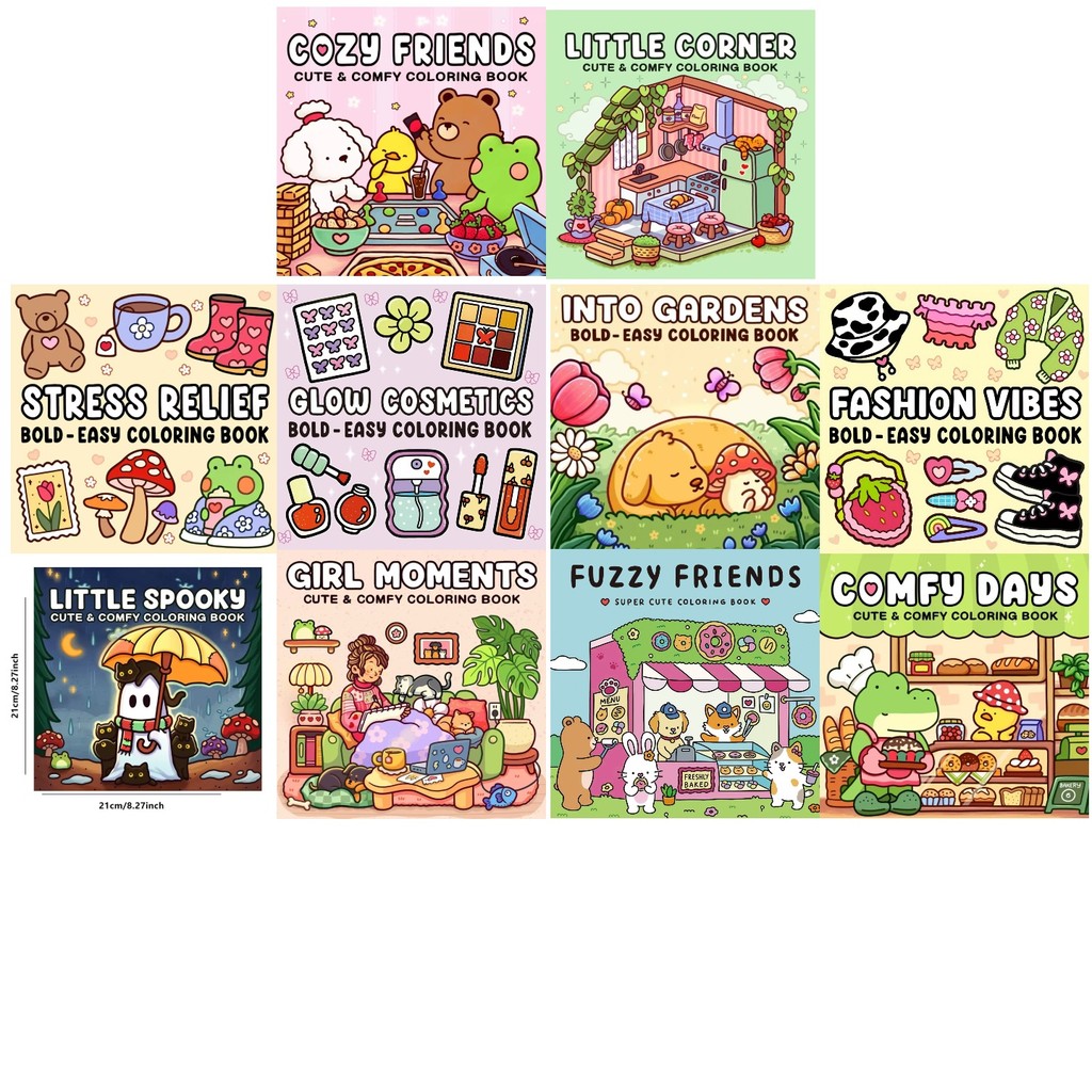 Livro ilustrado  livro colorir 21*21   48 FOLHAS ABBOT STORE