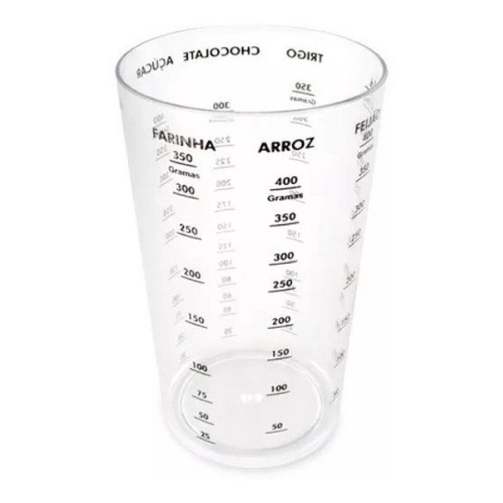 Copo Medidor Graduado De Plástico 580Ml Plasvale