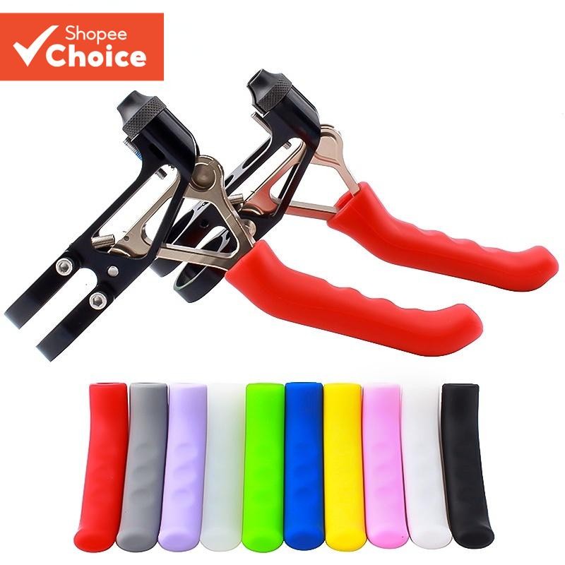 1 Par De Capas De Aperto De Freio De Bicicleta , Protetores De Alavanca Silicone Antiderrapantes Com Absorção De Choque 