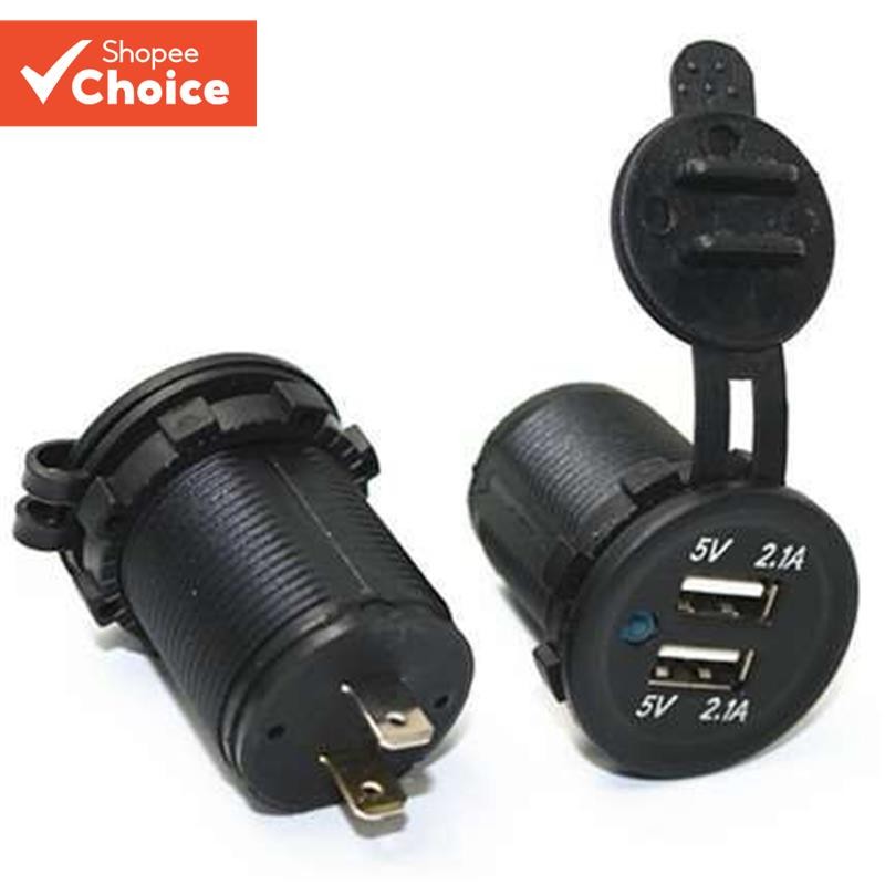 Porta USB Dupla 3.1A Carregador De Carro Com Abertura LED Modificado Motorhome/yacht 12-24V universal