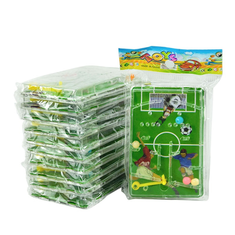 10pcs Jogo de Labirinto de Futebol Brinquedo Educacional para Crianças Decoração de Festa de Aniversário Lembrancinhas S