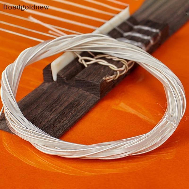 RGN 6 Peças De Cordas De Guitarra Nylon Conjunto Prateadas Para Clássica NW