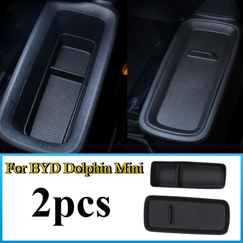 Para BYD Golfinho Mini/Seagull Caixa De Armazenamento Traseira Em Camadas Conveniente Acessórios Interiores Automóveis
