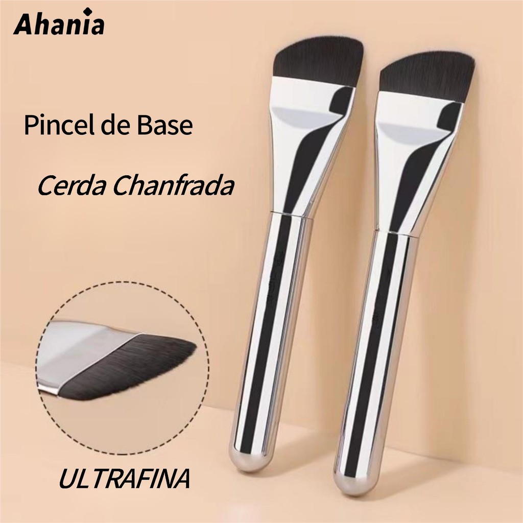 Pincel De Base, de Cerda Chanfrada, Corretivo, Contorno Facial, Máscara Facial, Mistura Plana Pincel De Maquiagem