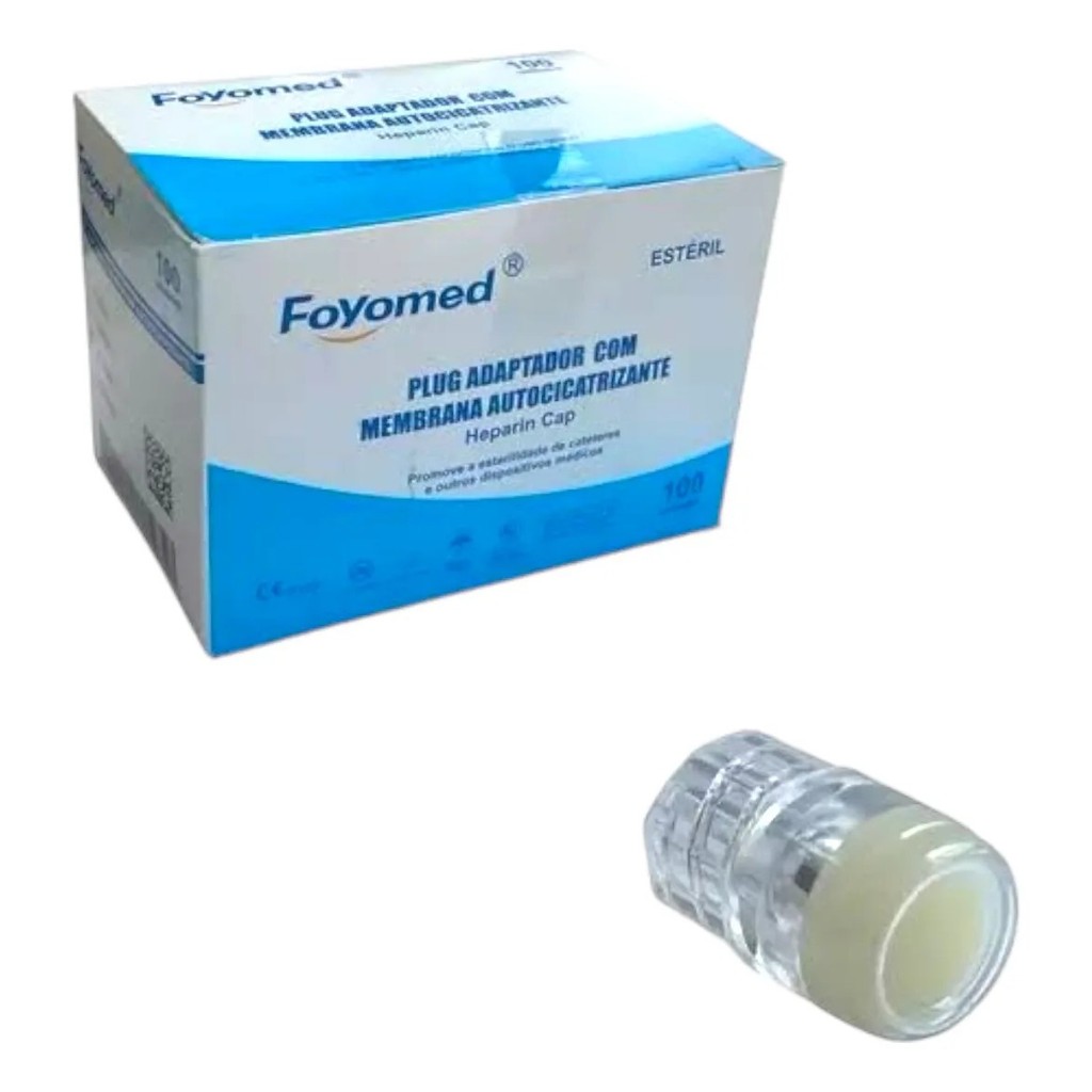 Plug Adaptador Prn Membrana Autocicatrizante C/ 100 Estéril