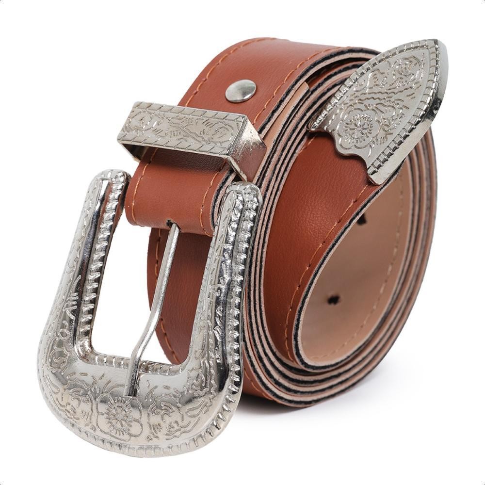 Cinto Feminino Caramelo Country Cowboy Pluz Size